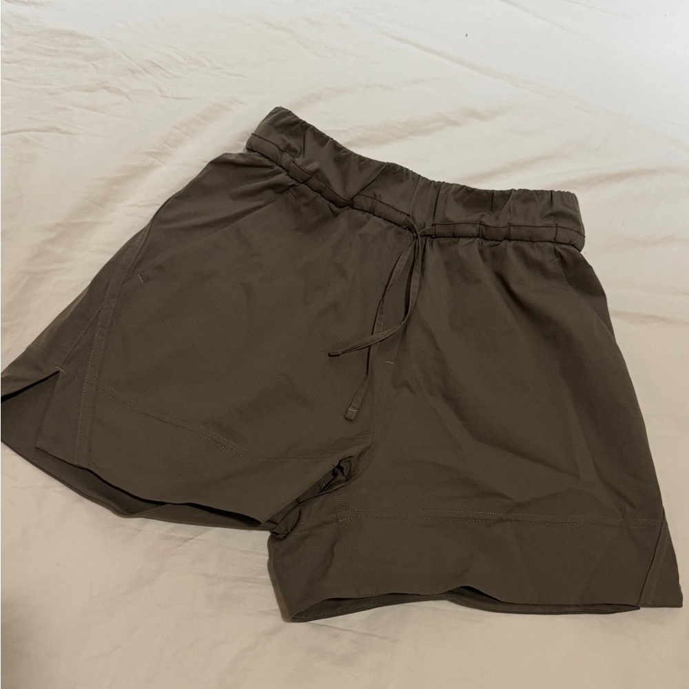 Dark Khaki Lululemon Hiking Shorts